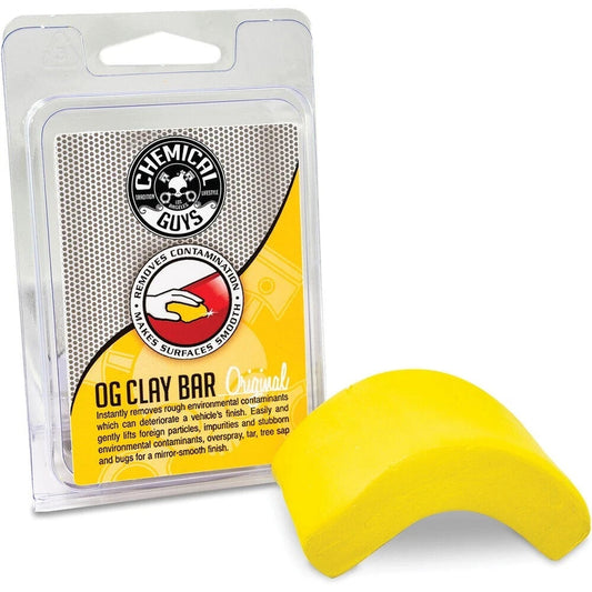 Chemical Guys OG Clay Bar, Original Yellow 100g Instantly Removes Contaminants