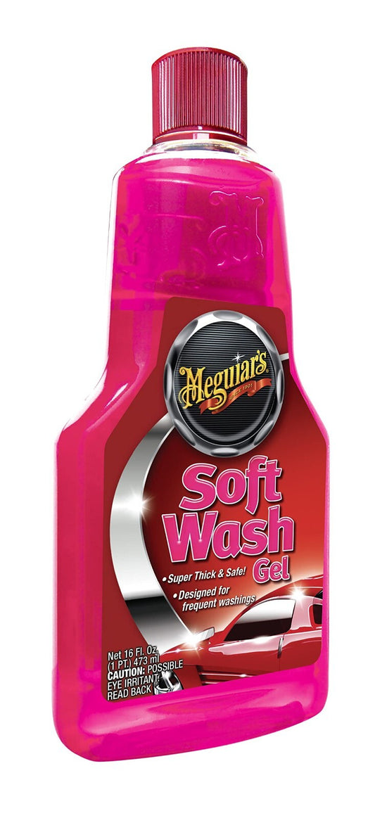 Meguiar's Soft Car Wash Gel 473ml Thick Concentrated Brightens Washing Shine