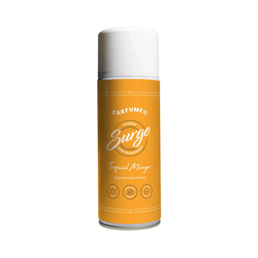 Carfume Classic Surge Aerosol 400ml Spray Air Freshener  -  Tropical Mango  