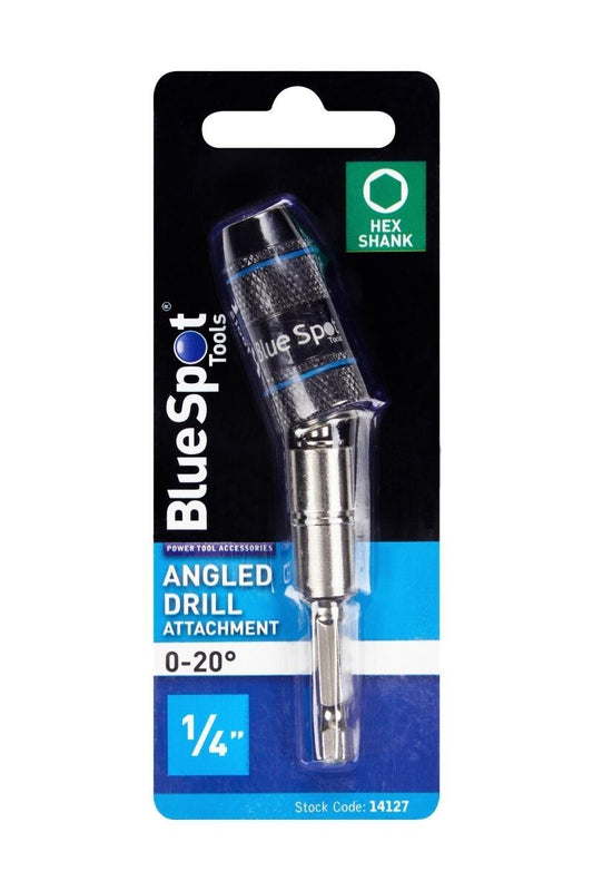 Screwdriver Bit Holder Angled Pivoting 1/4" Hex Magnetic Drill Bit 14127