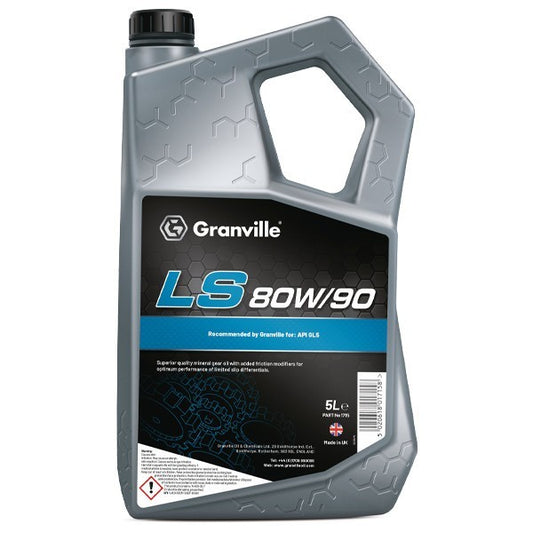 Granville 1715 LS 80W/90Limited Slip Differential  Gear Oil 5 Litre Single GL5