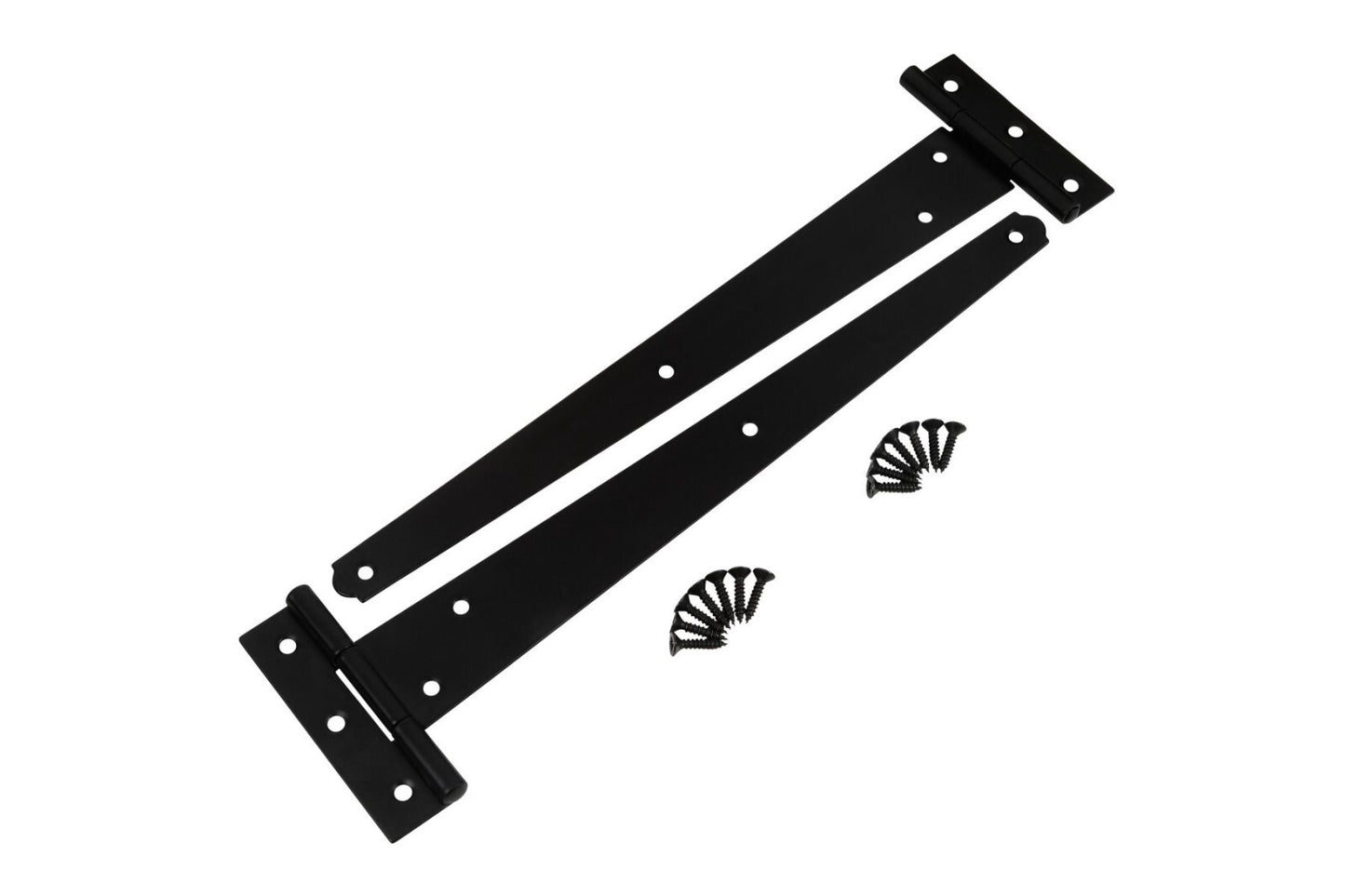 Blue Spot Tools Ironmongery 400mm Black Powder Coated Tee Hinge bsp78031