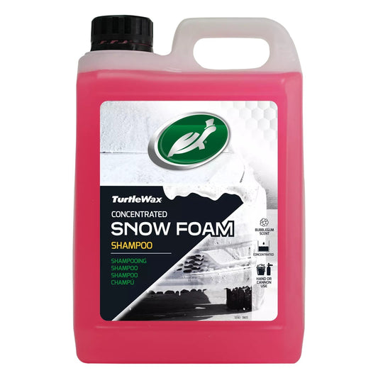 Turtle Wax 53141 Hybrid Snow Foam Shampoo Wax Sealant Protection 2.5L Bubble Gum