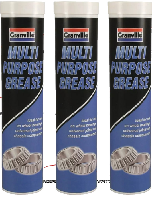 x3 Granville Multi Purpose Cartridge Grease - 400g Cartridge Tube (122GR)