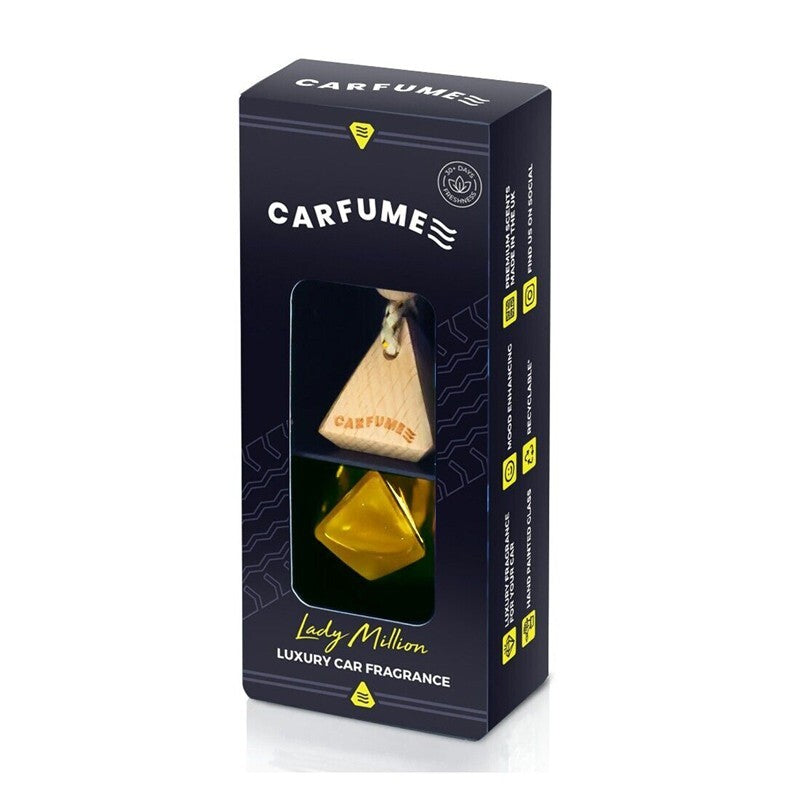 Carfume Car Air Freshener Freshner Oil Perfume Fragrance Scent - LADY MILLION