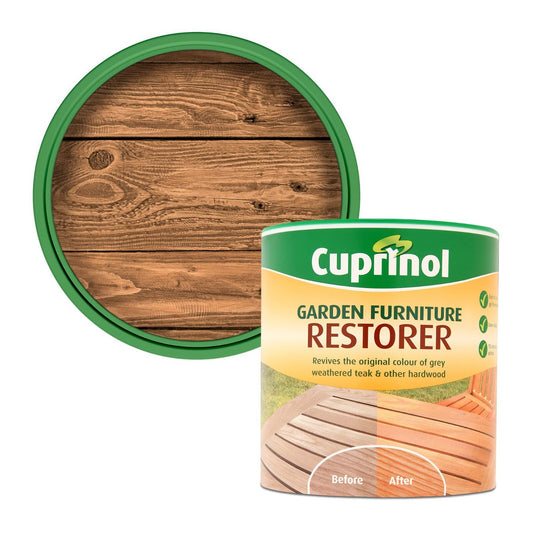 Cuprinol Garden Furniture Restorer 1L Protect Weathered Wood Surface 5083467 +GL
