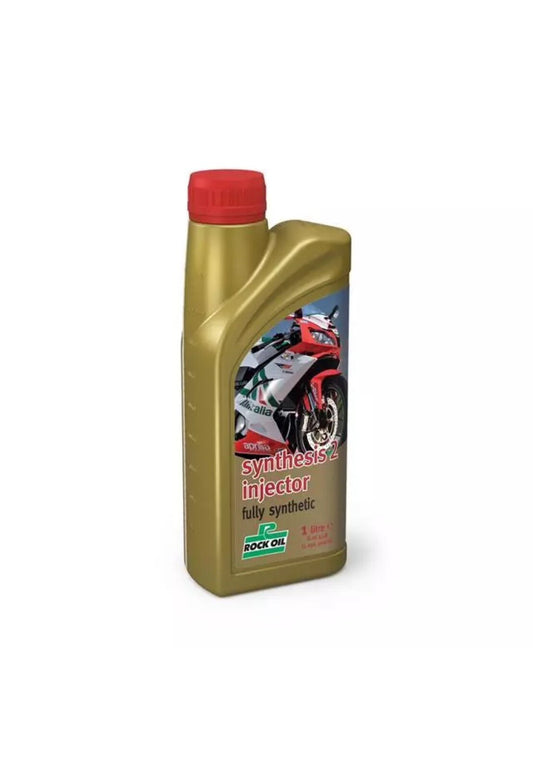Rock Oil Synthesis 2 Injector Fully Synthetic 2 Stroke Engine/Gearbox Oil 1L