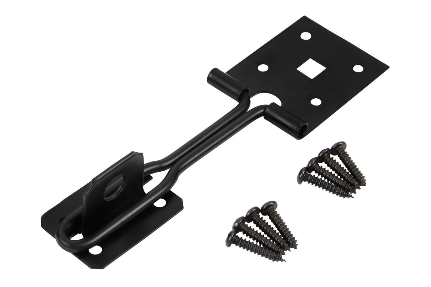 Blue Spot Tools 152mm Black Powder Coated Wire Hasp and Staple bsp78051