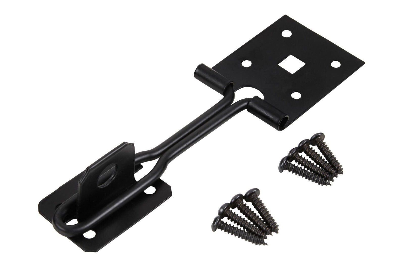Blue Spot Tools 152mm Black Powder Coated Wire Hasp and Staple bsp78051