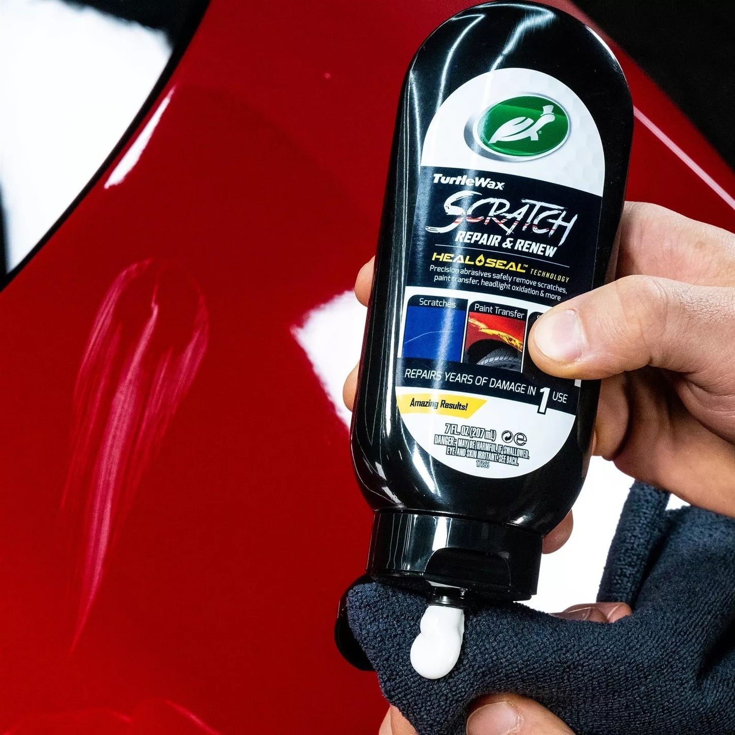 Turtle Wax 50935 Hd Scratch Repair & Renew Car Paint Scratch Remover 200Ml