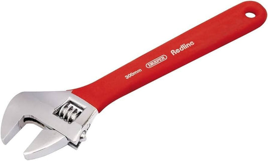 Draper 300mm Soft Grip Adjustable Wrench 37mm Capacity 67633