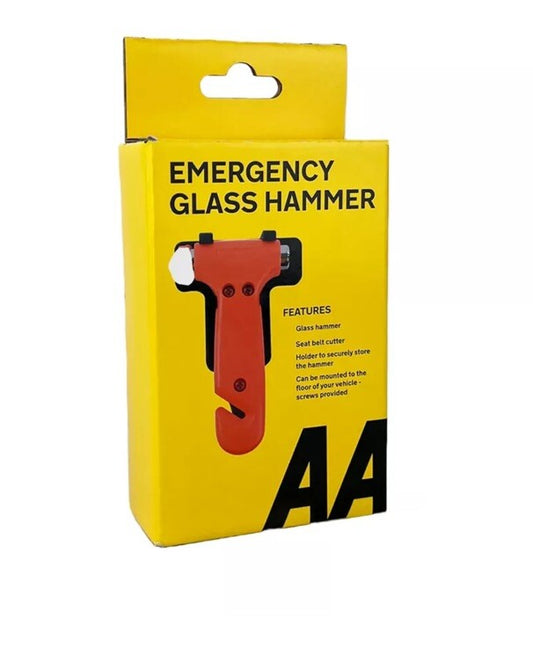 AA Car Van Safety Escape Glass Window Breaker Emergency Hammer Seat Belt Cutter