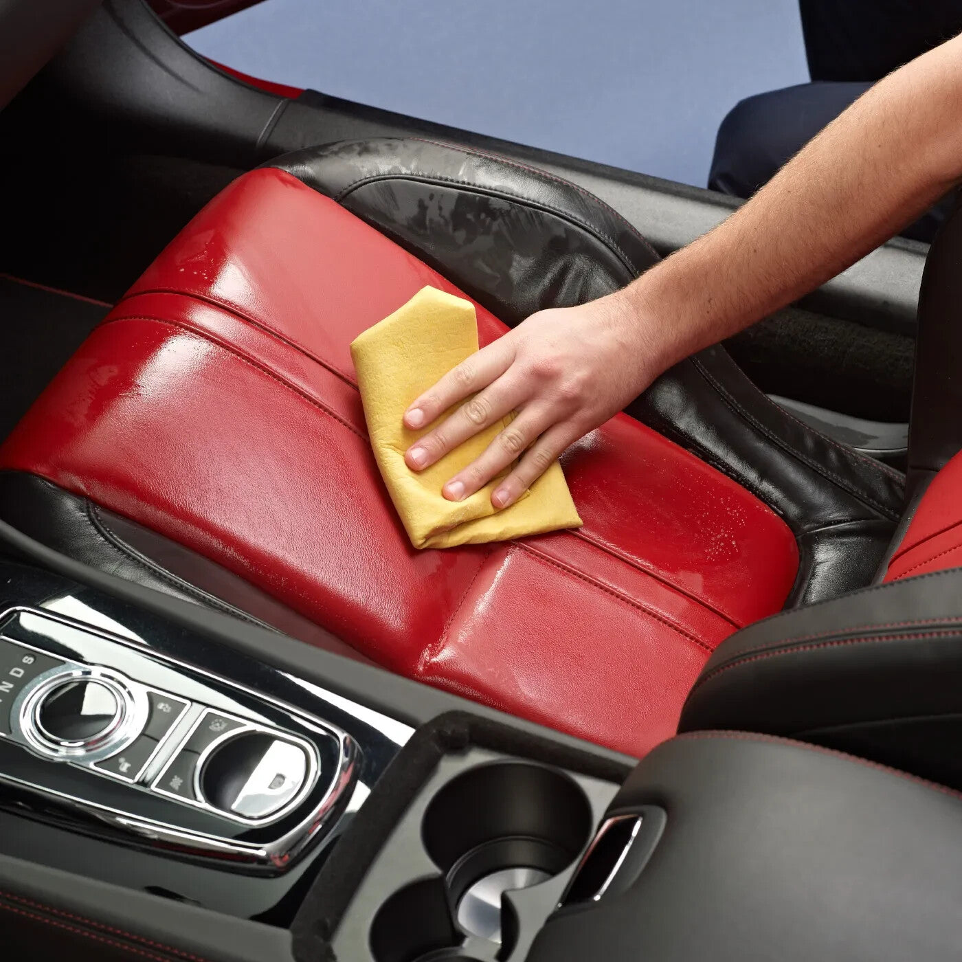 Autoglym Aqua Dry Hi-Tech Synthetic Chamois Leather Car Valeting Drying Towel