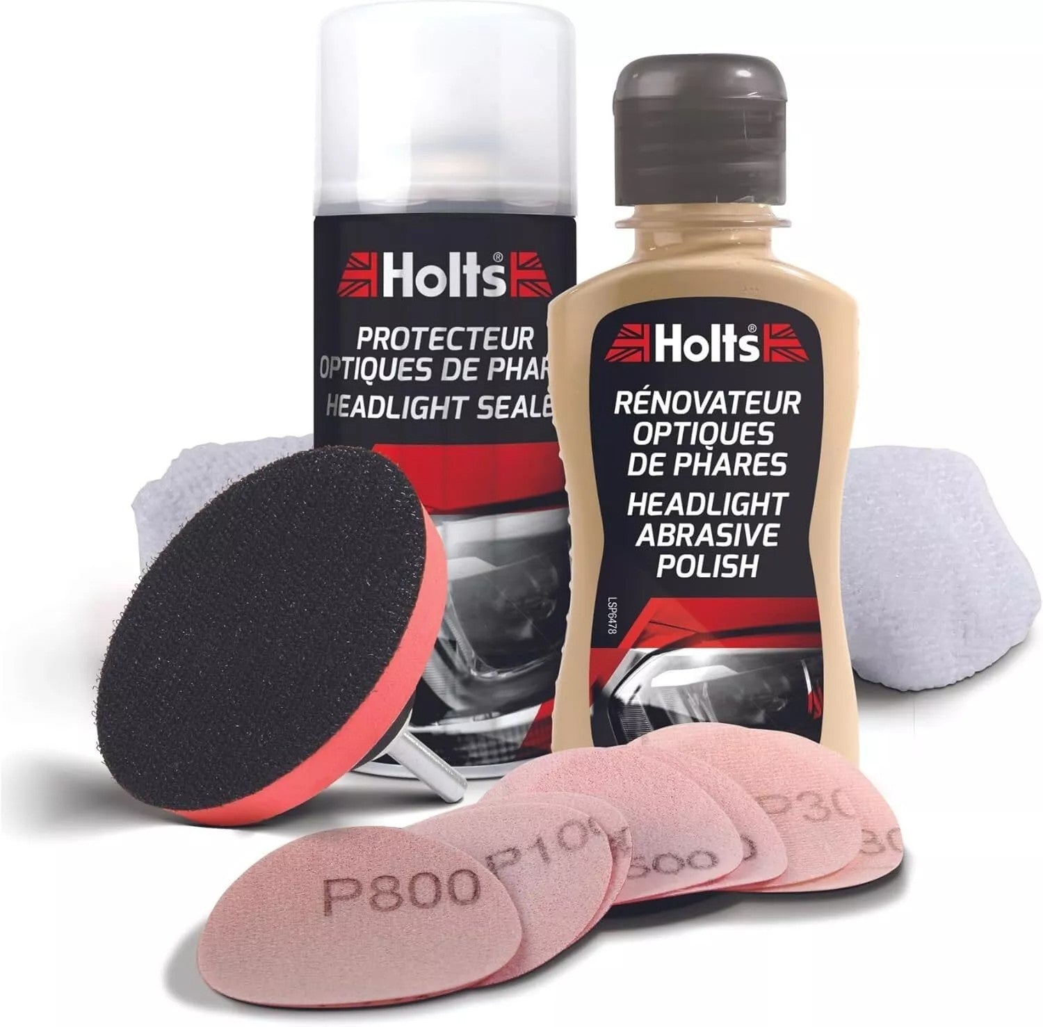 Holts Headlight Restoration Kit, Award Winning Headlamp Restoration Kit, Pro
