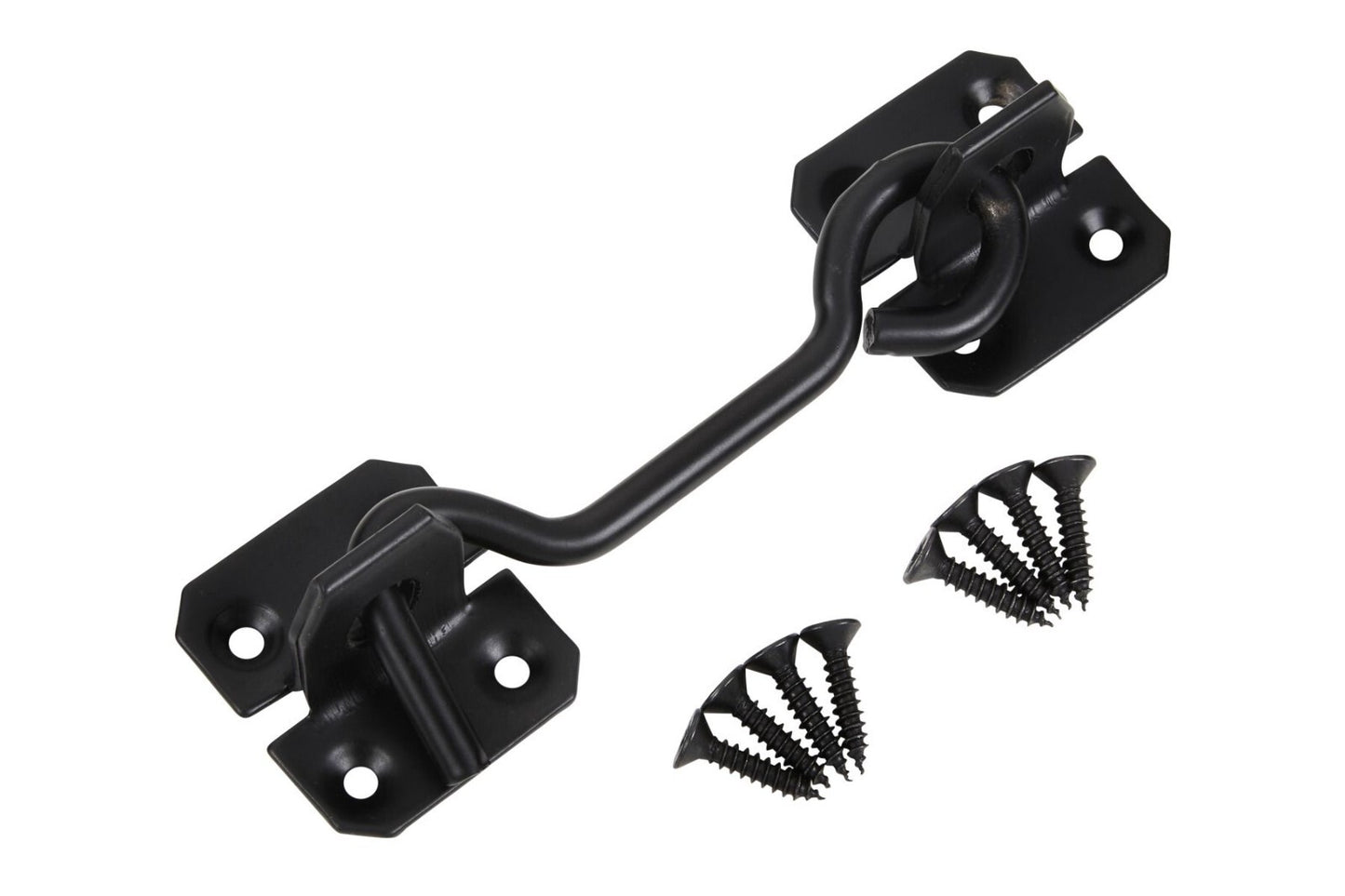 Blue Spot Tools Ironmongery 102mm Black Powder Coated Cabin Hook bsp78040