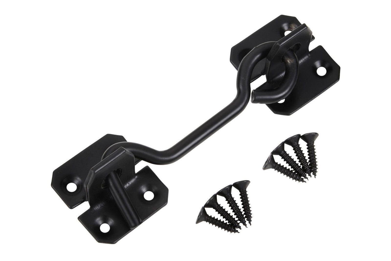 Blue Spot Tools Ironmongery 102mm Black Powder Coated Cabin Hook bsp78040