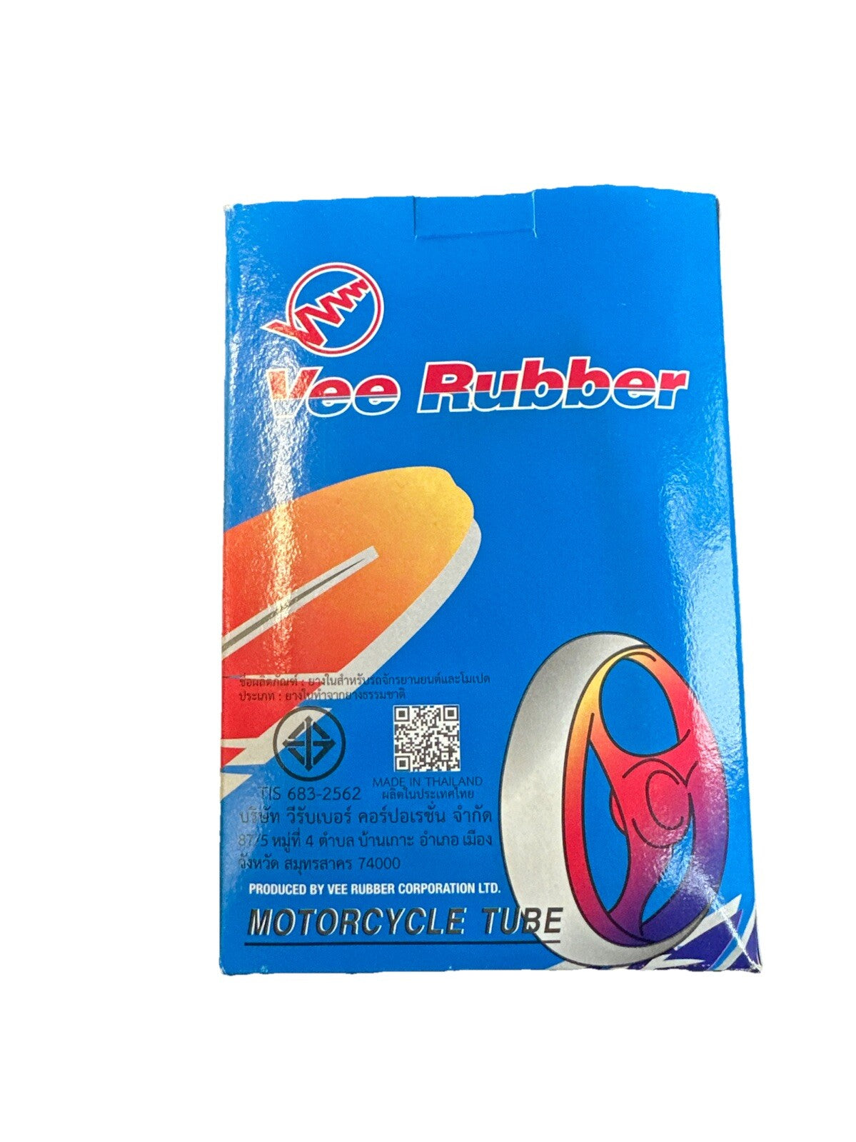 Motorcycle Inner Tube 3.00/3.25 - 18 Vee Rubber, Straight Valve. High Quality