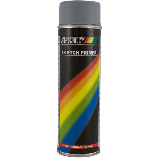 Motip M04125 Etch Primer 500m, Fast Drying & Weldable, For Bare Metal Surfaces