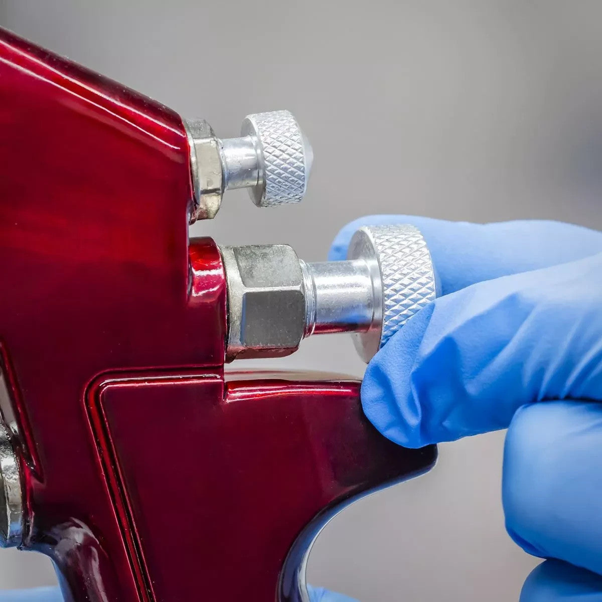 Sealey Green Gravity Feed Spray Gun 1.7mm Set-Up Automotive Car Refinishing