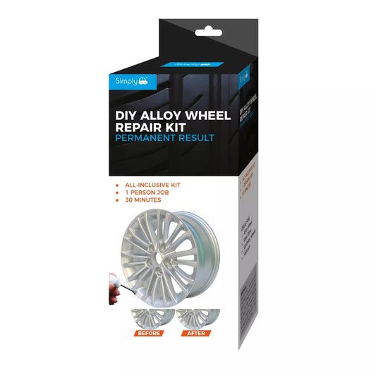 Alloy Wheel Repair Kit - DIY 1 Person Job, Permanently Repair Curb Damage