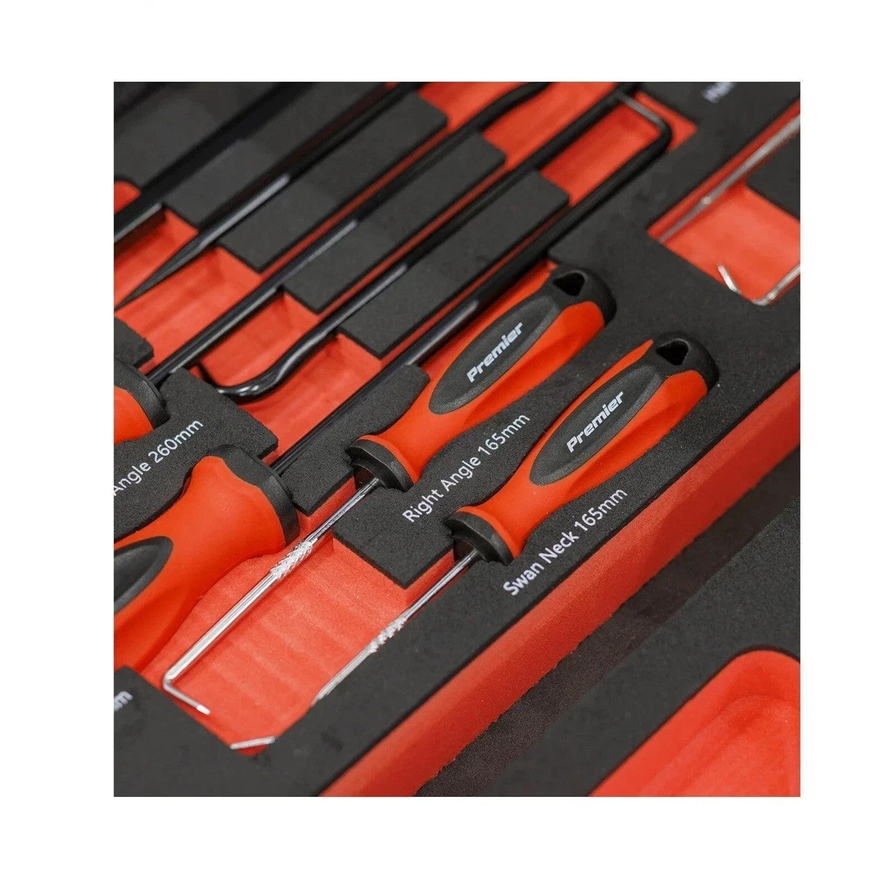 Sealey Premier 9 Piece Hook, Pick & Scraper Set with EVA Tool Tray TBT65