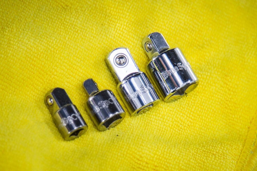 Blue Spot 4pce Socket Reducer Adaptor Set, Converter Set 1/4" - 3/8" - 1/2"