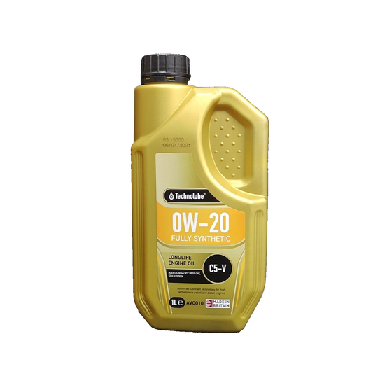 Technolube 0W-20 C5-V Fully Synthetic Engine Oil- 1Litre Volvo Oil- AV0010