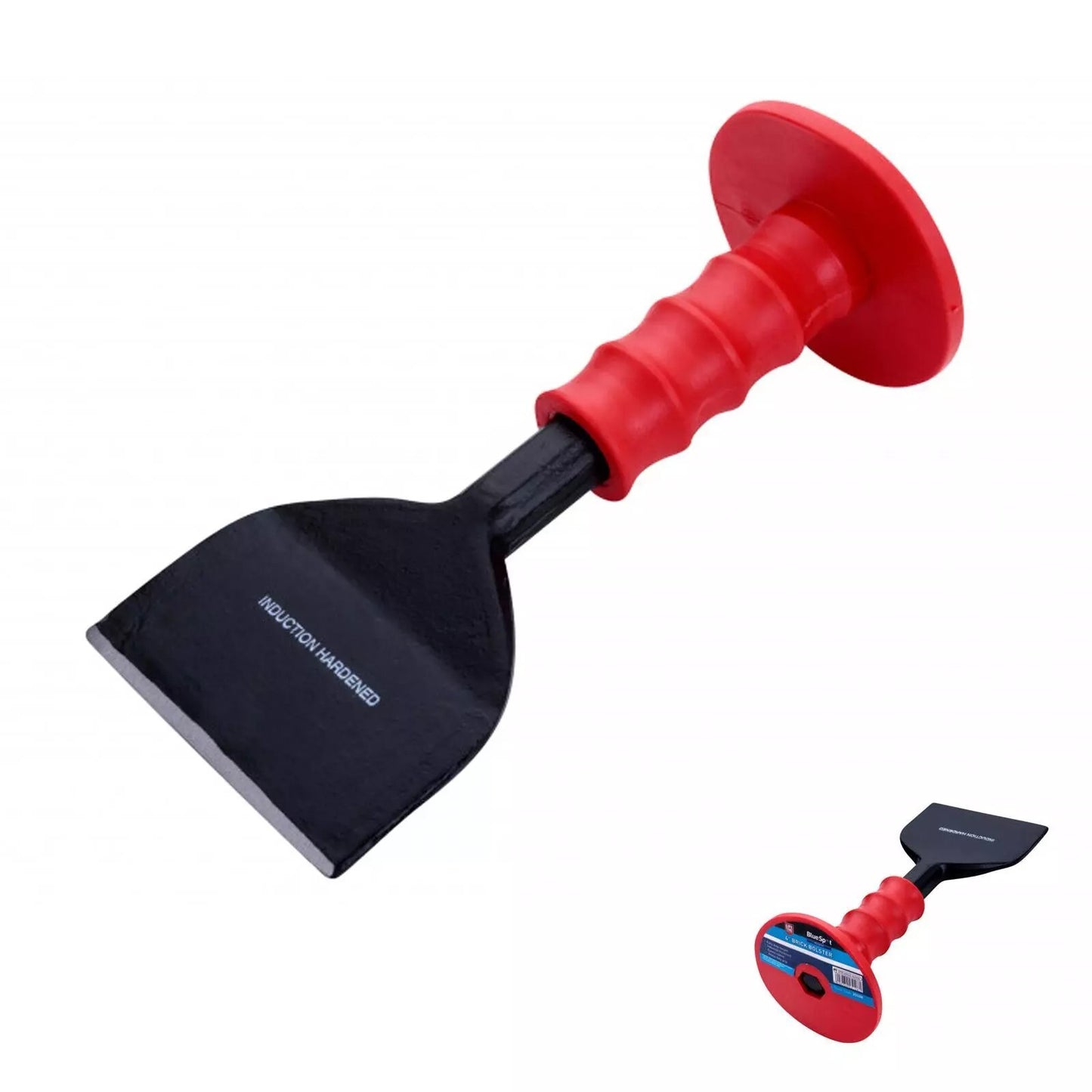 Blue Spot 4 Inch Brick Bolster with Hand Guard 25108