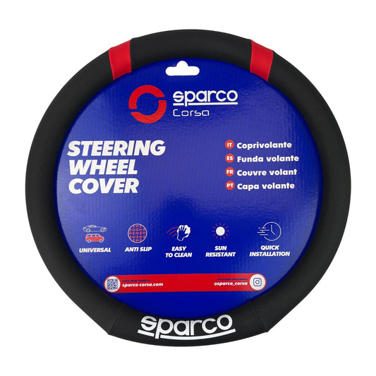 Official Sparco Steering Wheel Cover, Universal fitting, High Quality Material