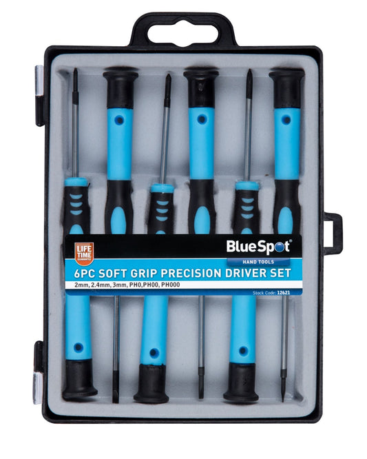 6pc Precision Screwdriver Set Magnetic Tips PC Repair Phillips Slotted 12621