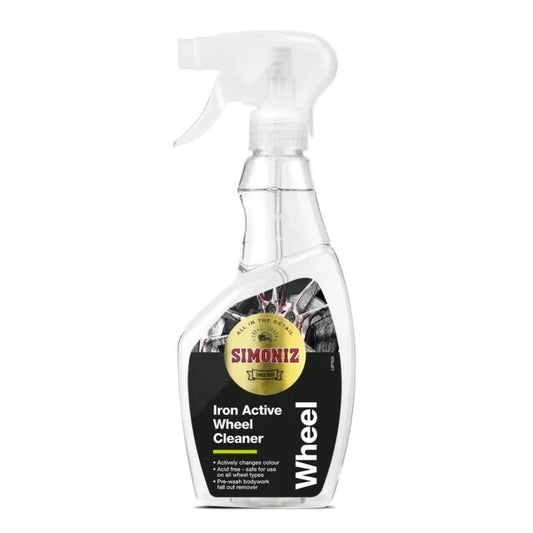 Simoniz Iron Active Alloy Wheel Cleaner Fall Out Remover Spray 500ml