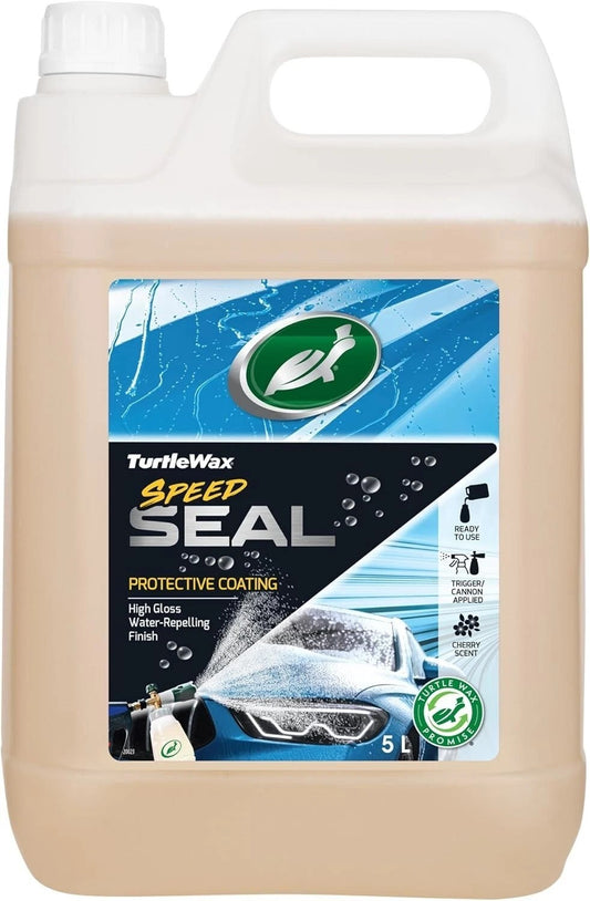2 x Turtle Wax  5 Litre Speed Seal Protective Coating, high Gloss, Repels Water