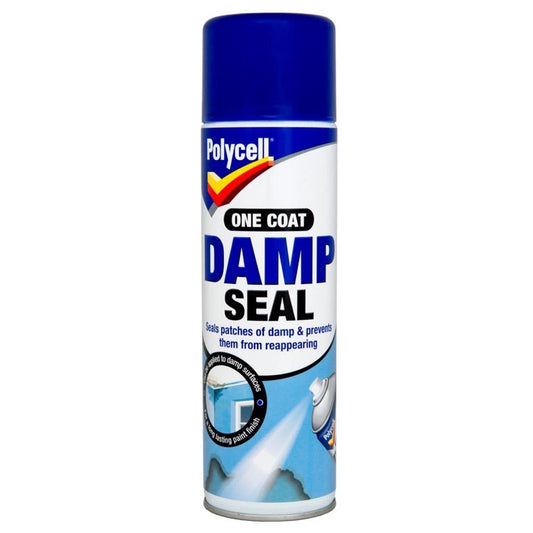 Polycell One Coat Damp Seal White Paint Aerosol 500ml