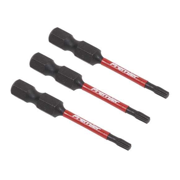 Sealey Premier TRX-Star* T15 Impact Power Tool Bits 50mm - 3pc AK8241