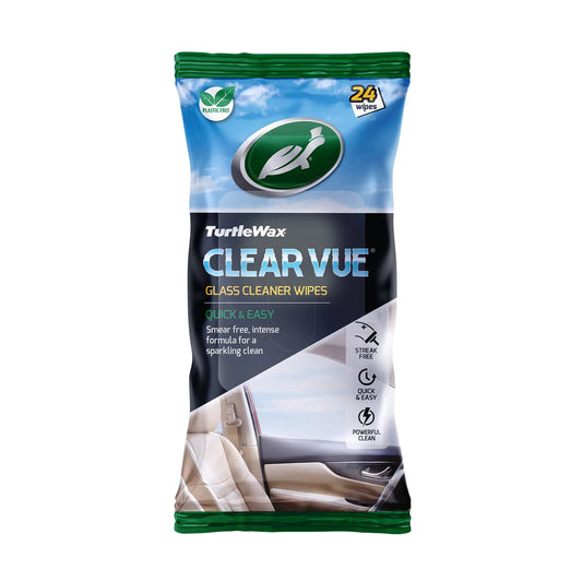 Turtle Wax Fresh Shine Gloss Wipes Spring Fresh for Car Interior Plastics 24pc