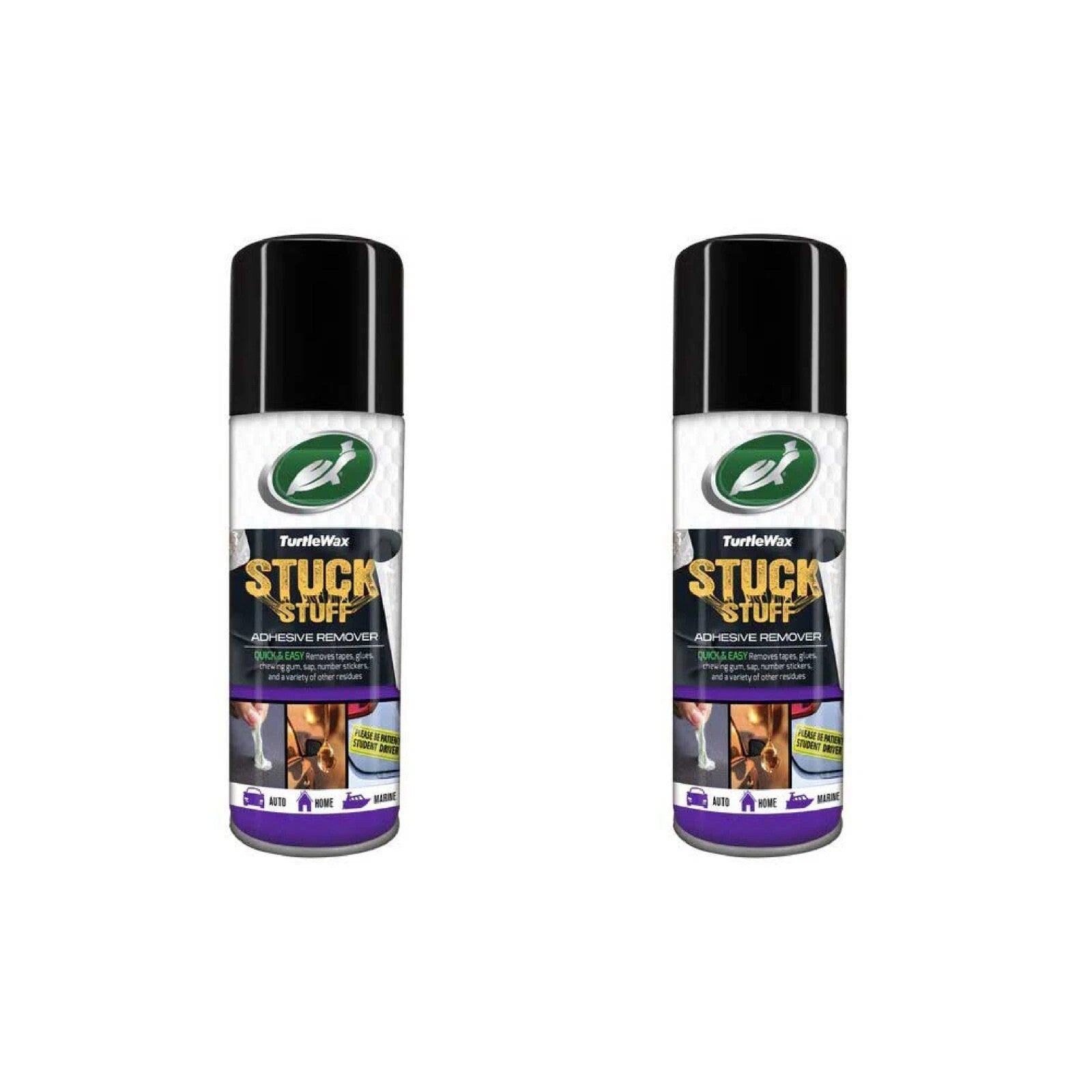 2xTurtle Wax 54137 STUCK STUFF Adhesive Remover Removes Tapes Glue - 200ml