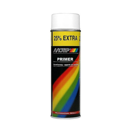 Motip Professional White Primer, Fast Drying, Easy Samd 500ml
