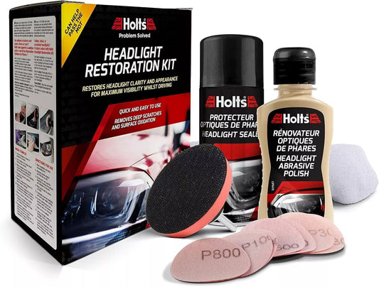Holts Headlight Restoration Kit, Award Winning Headlamp Restoration Kit, Pro