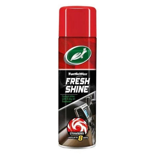 Turtle Wax Fresh Shine Interior Car Cleaner & Air Freshener Strawberry - 500ml