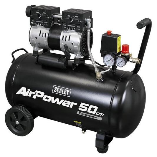 50L Low Noise Oil Free Direct Drive Air Compressor 1hp SAC5000S