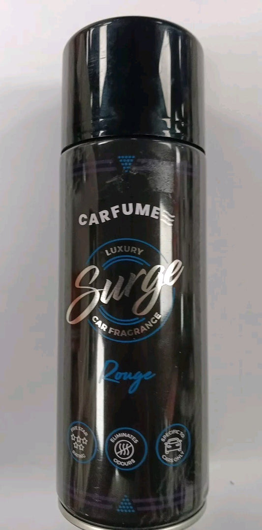 Carfume Surge Blast Can Car Air Freshener Freshner Scent - ROUGE