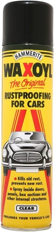 Hammerite  Waxoyl clear Aerosol 400ml, Rustproofing for Cars 5092943