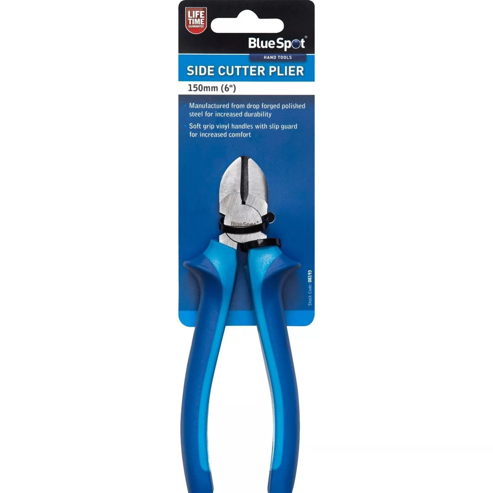 BlueSpot 150mm Side Cutter Pliers Wire Snips Cutters Plier Tool 6" 08193