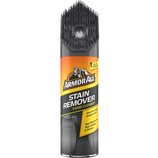 Armor All Car Auto Stain Remover Foam Fabric & Upholstery Cleaner With Brush