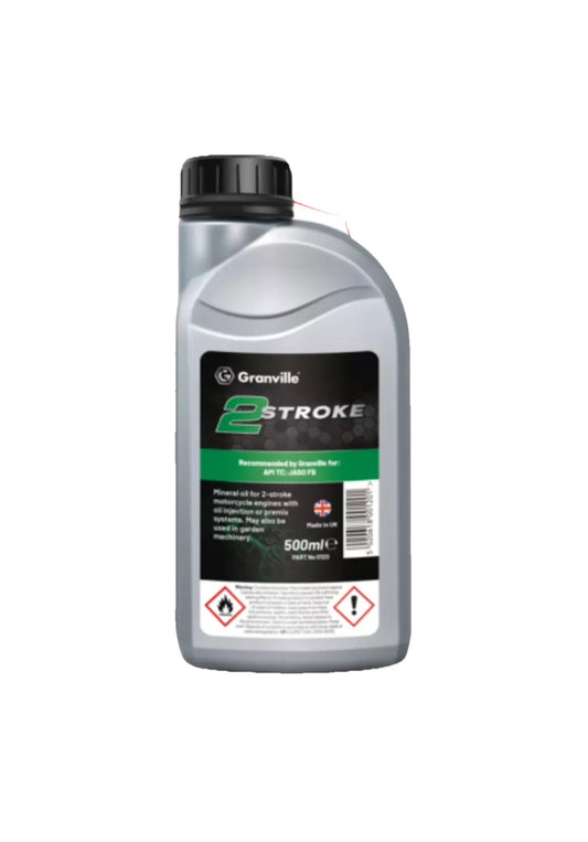 Granville 2 Stroke Mineral Oil For Motorcyles, Scooters & Garden Machinery 500ml