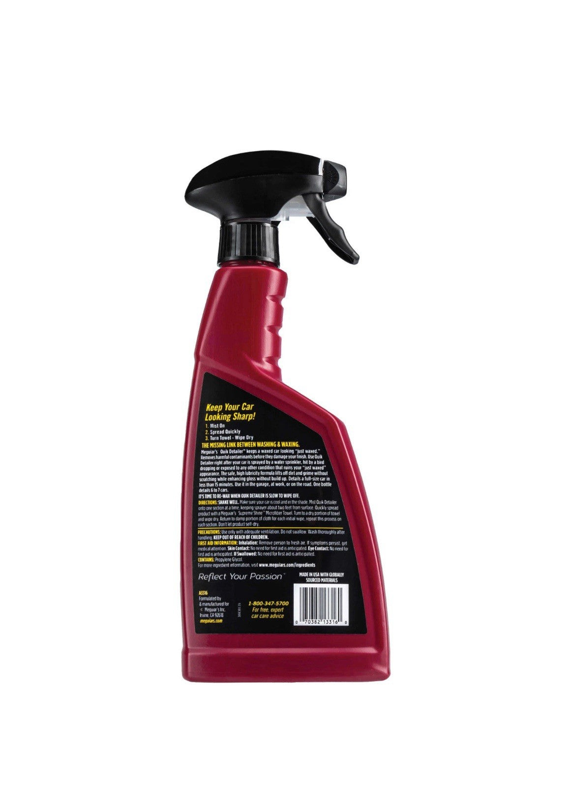 Meguiars Quick / Quik Detailer Car Spray Paint Enhancer 473ml Pump Spray
