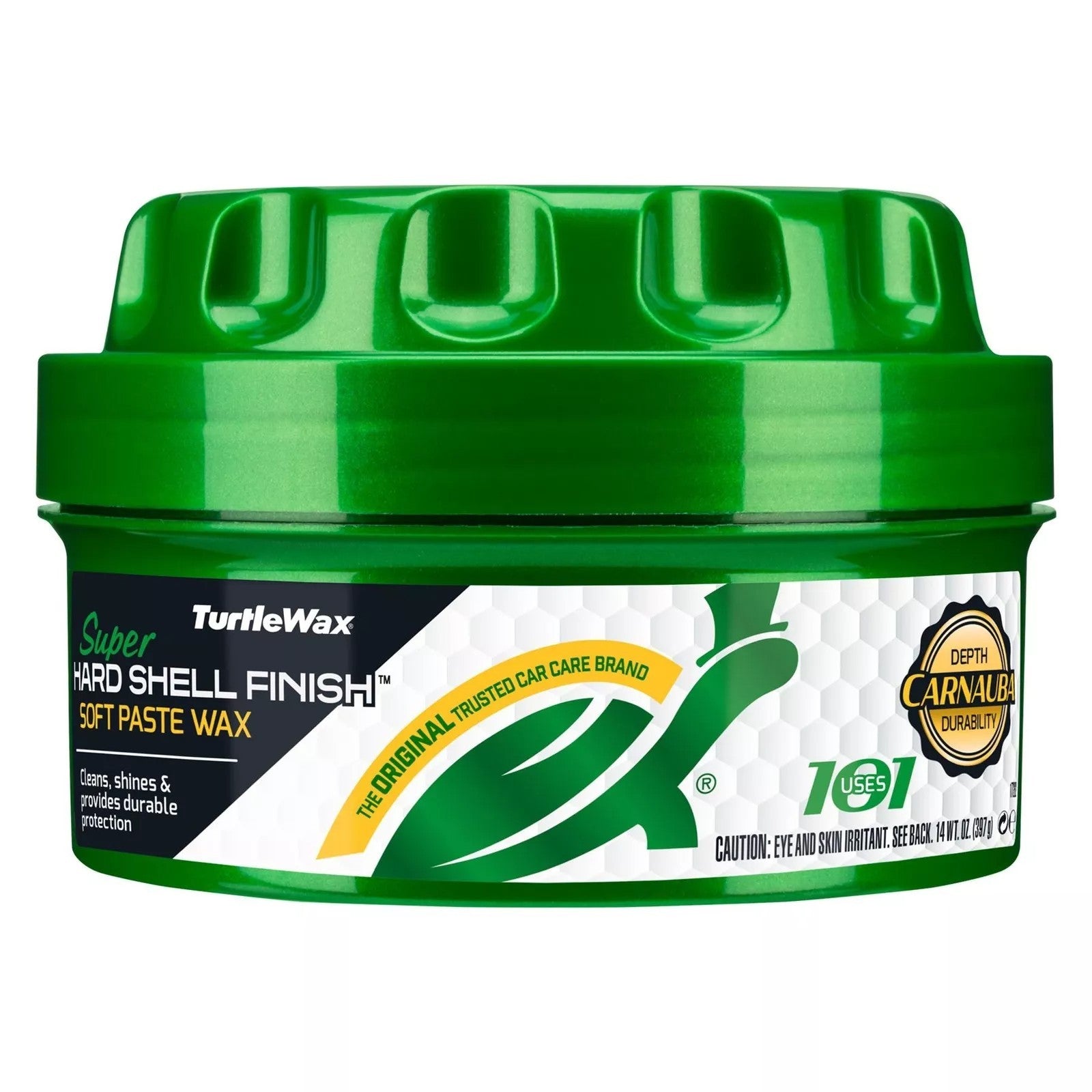 Turtle Wax 50187 Super Hard Shell Finish Paste Wax 14oz
