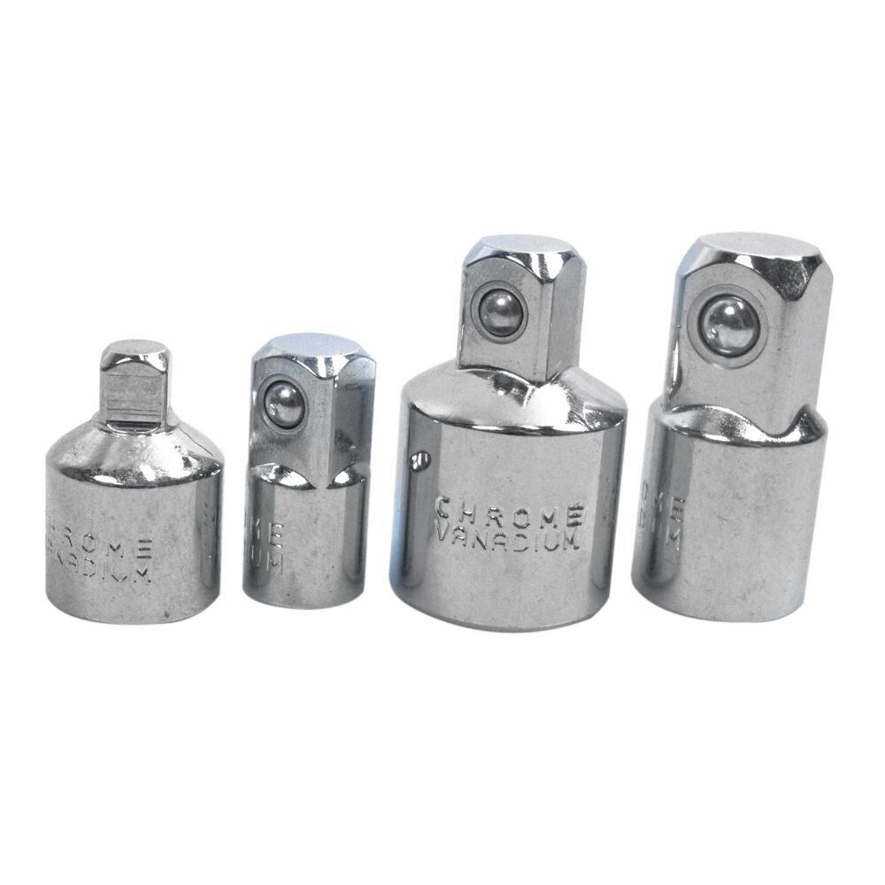 Blue Spot 4pce Socket Reducer Adaptor Set, Converter Set 1/4" - 3/8" - 1/2"
