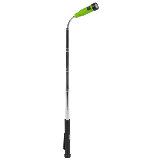 Sealey Telescopic Flexi Rechargeable Magnetic Pick-Up Tool Light 1W LED100PTR