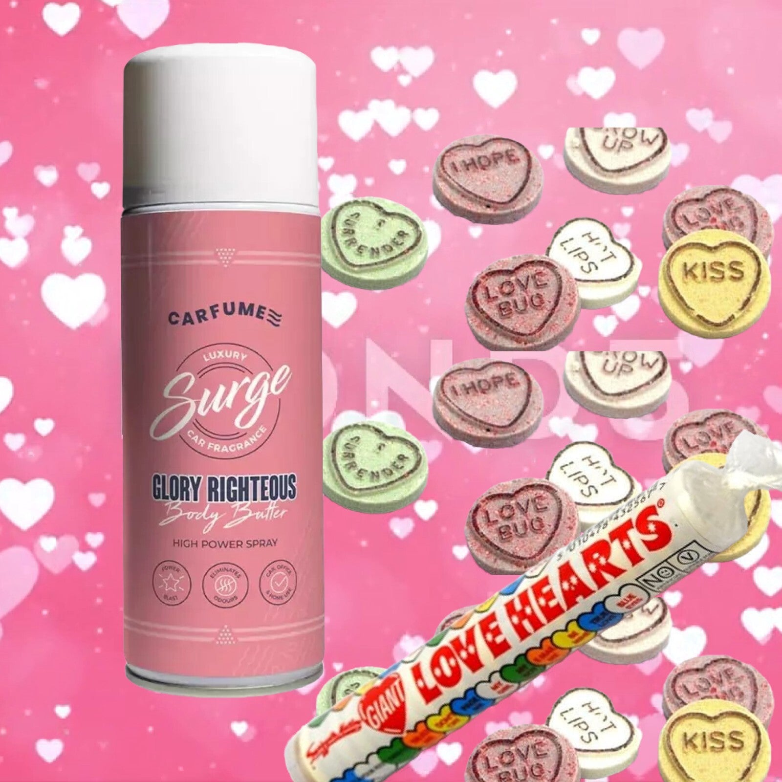 Limited Ed'tn Carfume Glory Righteous gift box Car Air Freshener Diffuser/Spray